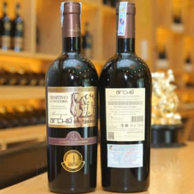 Archè Primitivo di Manduria vang đỏ cao cấp Italia