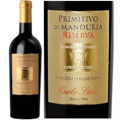 Vang Ý Carlo Sani ORO Gold Nectar Primitivo Di Mandura