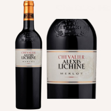 Vang Pháp Chevalier Alexis Lichine Merlot IGP