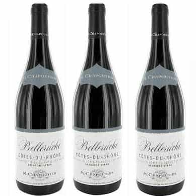 Vang đỏ M.Chapoutier Belleruche Cotes Du Rhone Pháp