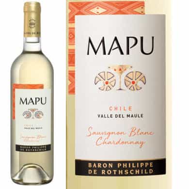 Vang trắng Mapu Sauvignon Blanc-Chardonnay Chi Lê