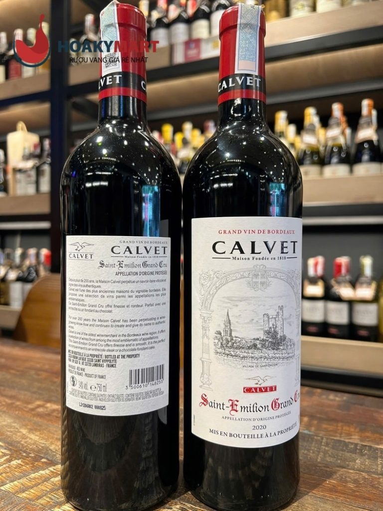 Rượu vang Calvet Saint Emilion Grand Cru 2017
